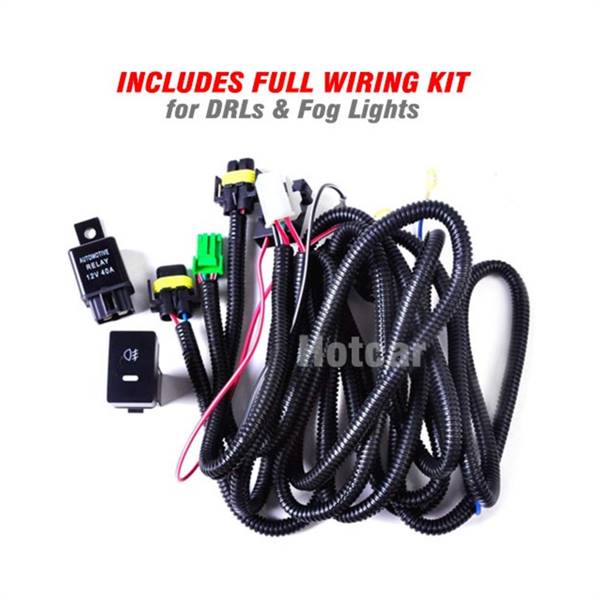 Tata Nexon Daytime Running Lights DRLs And Fog Lights Combo with